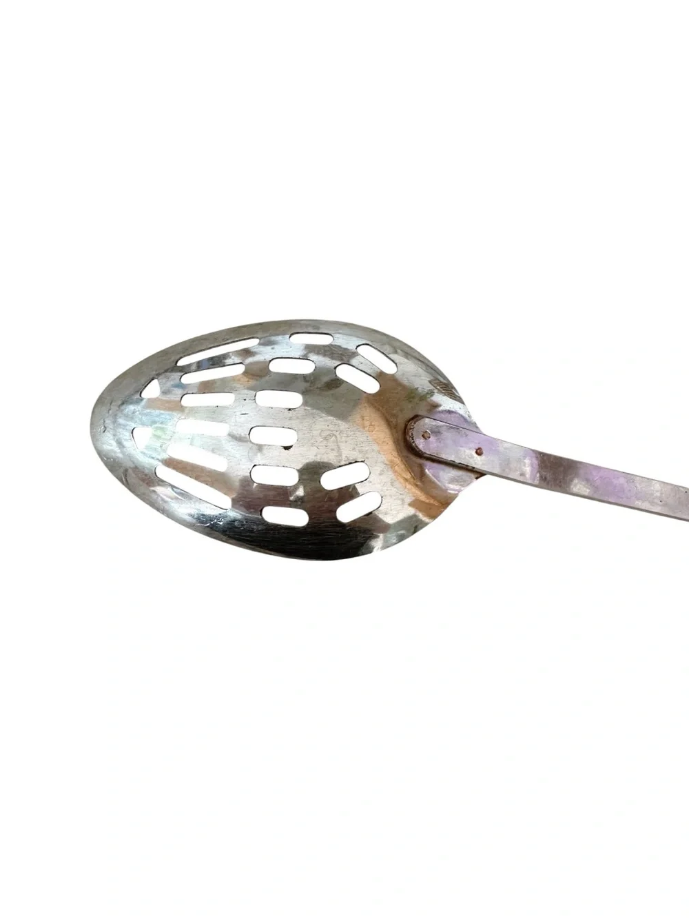 Ekco Vintage Stainless Steel Slotted Spoon 12” Made in Japan